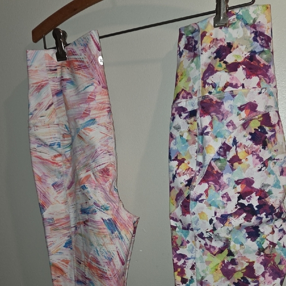 Pair Of 2 RBX Coloful Leggings - Picture 2 of 8